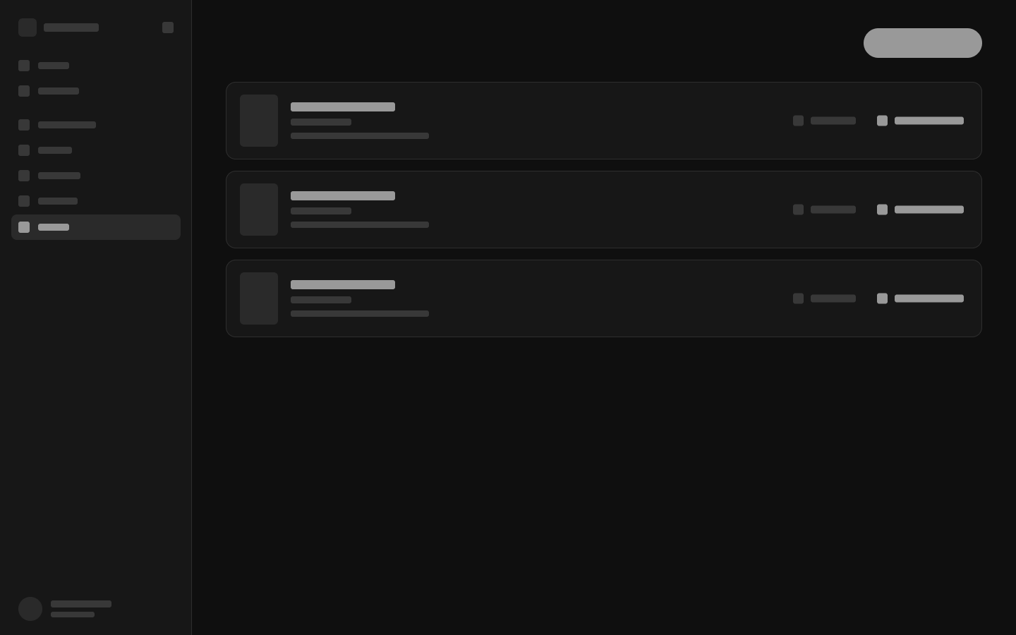 Wireframe of the trash screen — deleted productions with restore and delete-forever actions